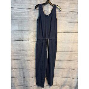 Zella Gwen Sleeveless Knit Blue Romper Jumpsuit Size S